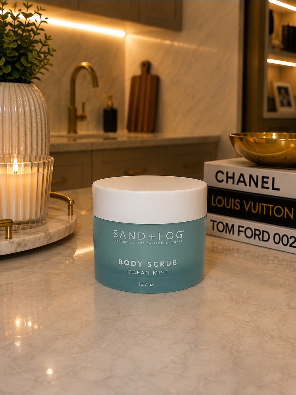 SAND + FOG Ocean Mist Body Scrub 12.7 oz Exfoliating Scrub NEW
